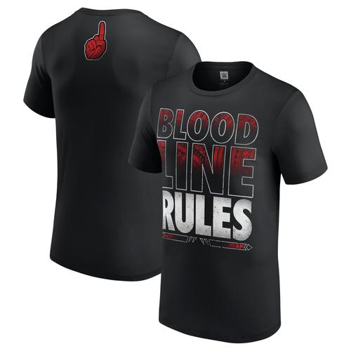 WWE Roman Reigns Bloodline Rules T-Shirt Schwarz - Herren