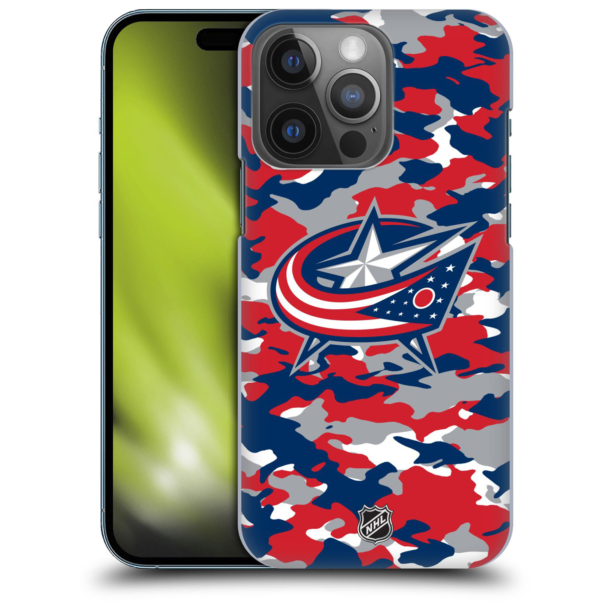 Columbus Blue Jackets NHL Camouflage Grafik Phone Case - iPhone Image