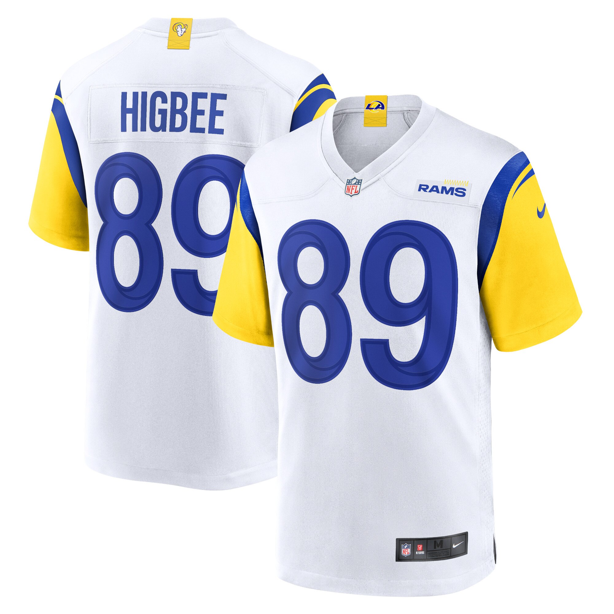 Los Angeles Rams Nike Game Ausweichtrikot - Weiß - Tyler Higbee - Herren Image