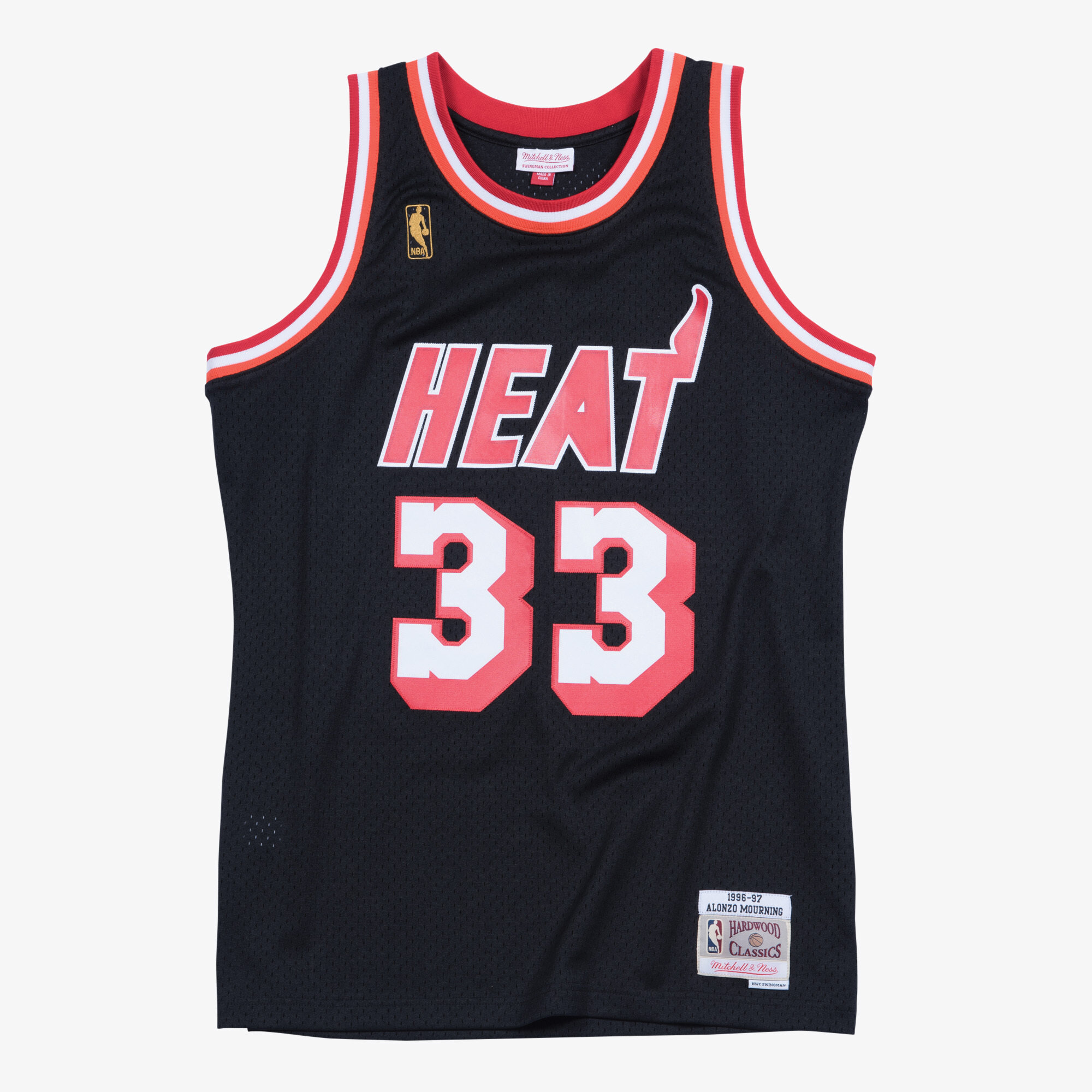 Miami Heat Mitchell & Ness Swingman-Trikot Alonzo Mourning 1996-97 Image