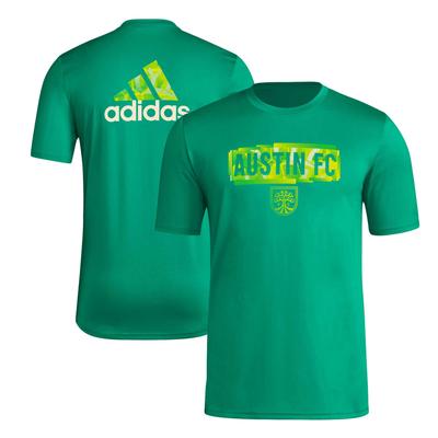 Grünes adidas Austin FC Local Pop AEROREADY T-Shirt für Herren Image