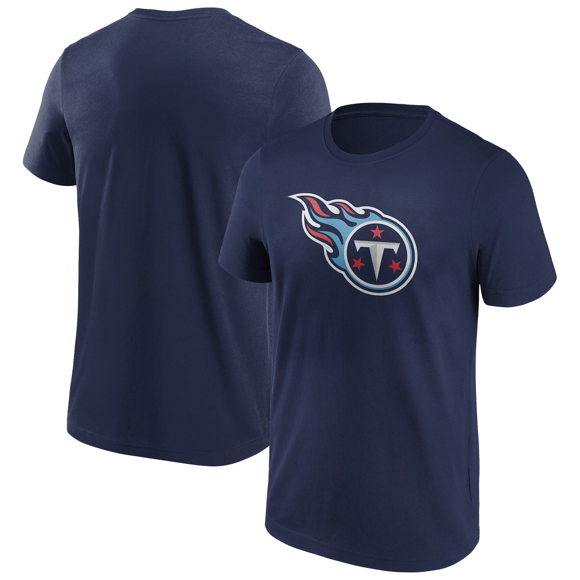 Tennessee Titans Primary Color Logo T-Shirt - Herren - Groß & Groß Image