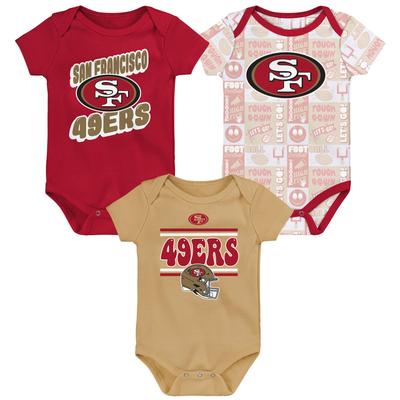 San Francisco 49ers Play Day 3-teiliges Creeper-Set - Baby Image