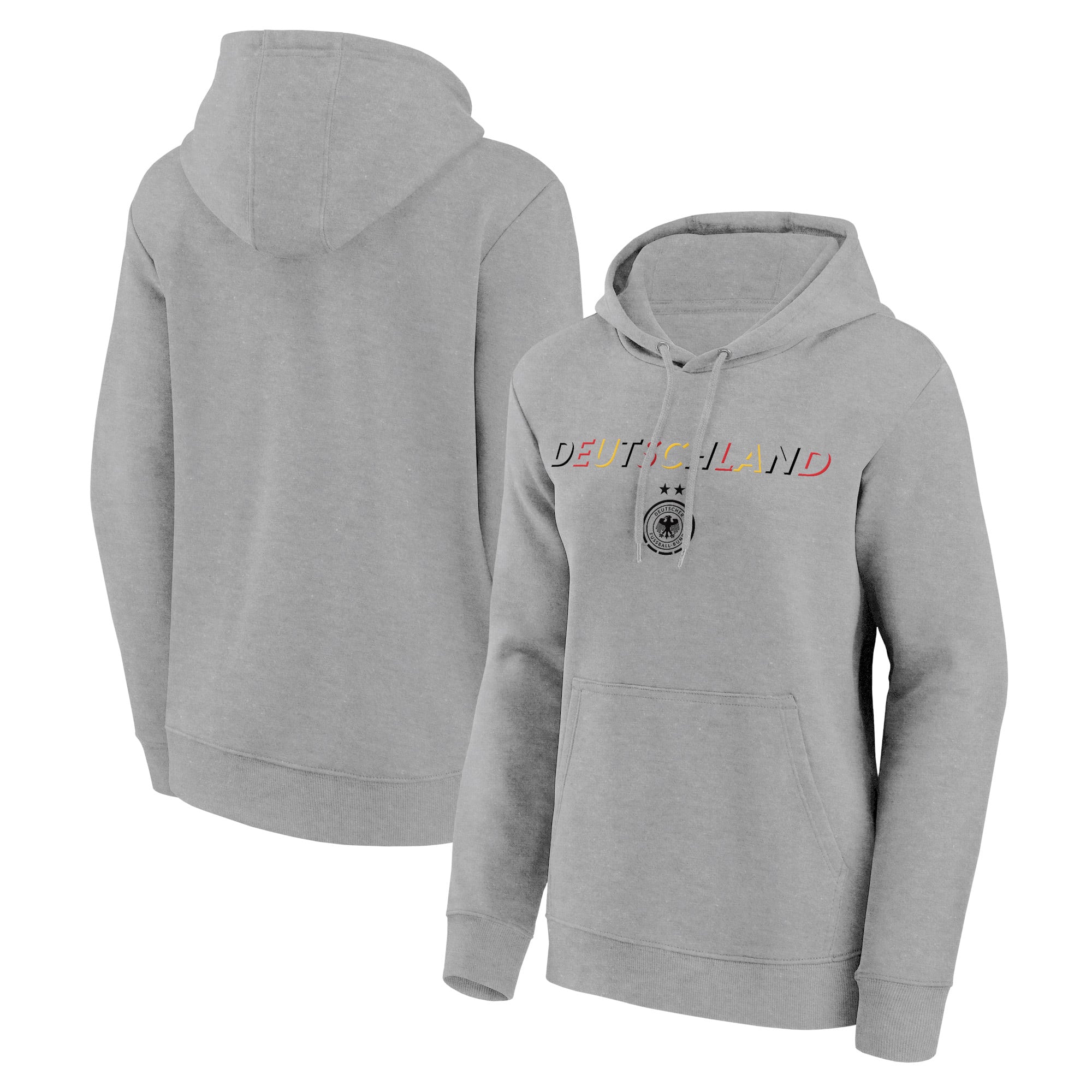 DFB Essentials Kapuzenpullover – Sports Grey Heather – Damen