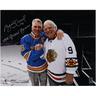 Brett Hull St. Louis Blues Autographed 16"" x 20"" with Bobby Spotlight Photograph ""The Golden Brett"" Inscription