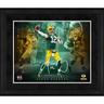 Aaron Rodgers Green Bay Packers Facsimile Signature Framed 16"" x 20"" Stars of the Game Collage