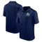 Notre Dame Fighting Irish Fanatics Poloshirt für Herren, Marineblau, linke Seite, Block