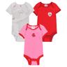 Barnsley 2024-25 3 Pack Kit Bodysuits - Red/Grey/Pink Baby