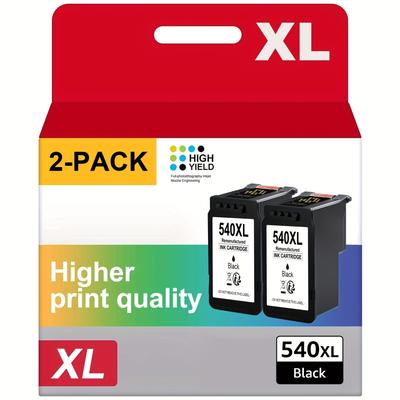 TEMU Ink Cartridges Compatible With Printer Cartridges 540 541 Xl Compatible With Printer Cartridges Ts5150 Ts5151 Mg4250 Mg3650 Mg3650s Mg3350 Mg3600 Mx475, 2-pack