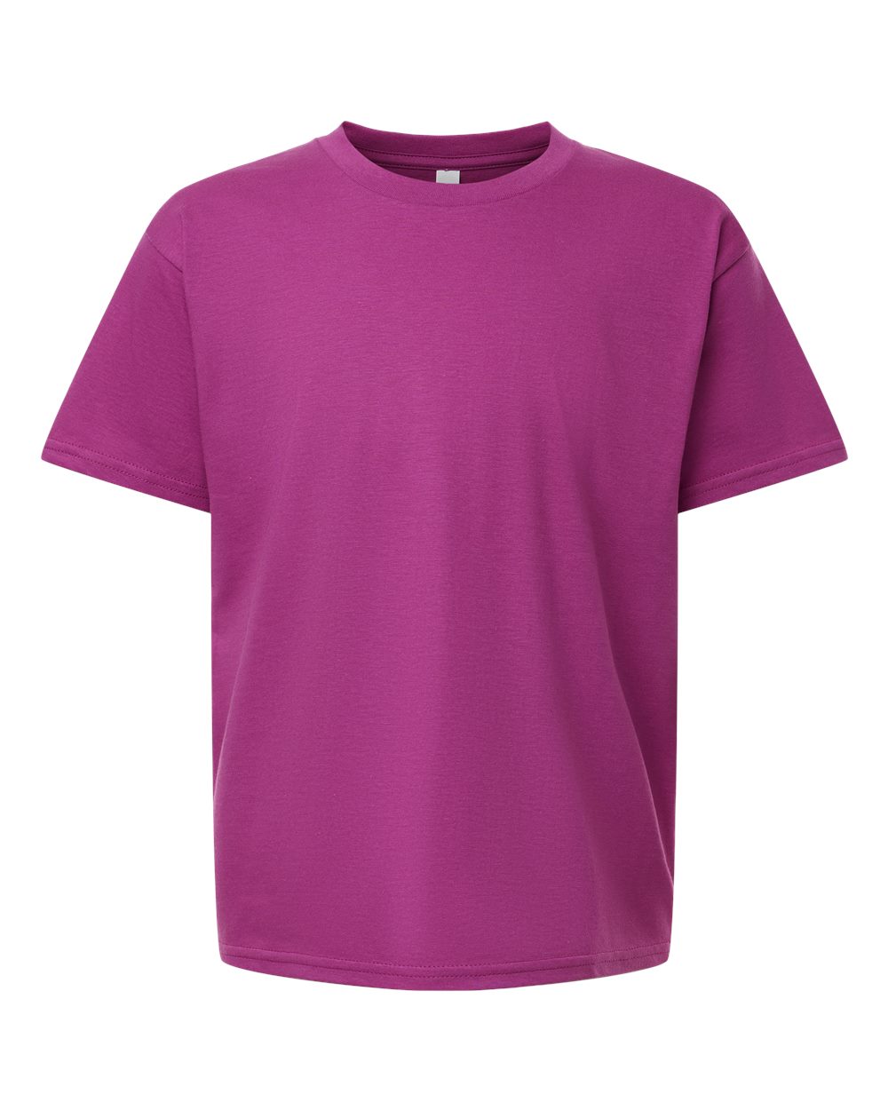 American Apparel 2001Y Youth Fine Jersey Top in Super Pink size Small | combed ring spun cotton