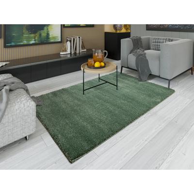 Teppich OCI DIE TEPPICHMARKE "NEW VILLA MELANGE, auch als Läufer", grün, B:240cm H:20mm L:290cm, Polypropylen (PP), Teppiche, dicht maschinell gewebt, strapazierfähig, uni, alle Wohnräume Image