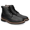 Winterboots PANAMA JACK, Herren, Gr. 43, schwarz, Nappaleder, casual, Schuhe, Winterstiefelette, Schnürboots, Outdoorschuh mit Kontrast-Rahmennaht