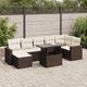Vidaxl - Set Divani da Giardino 8 pz con Cuscini Marrone in Polyrattan