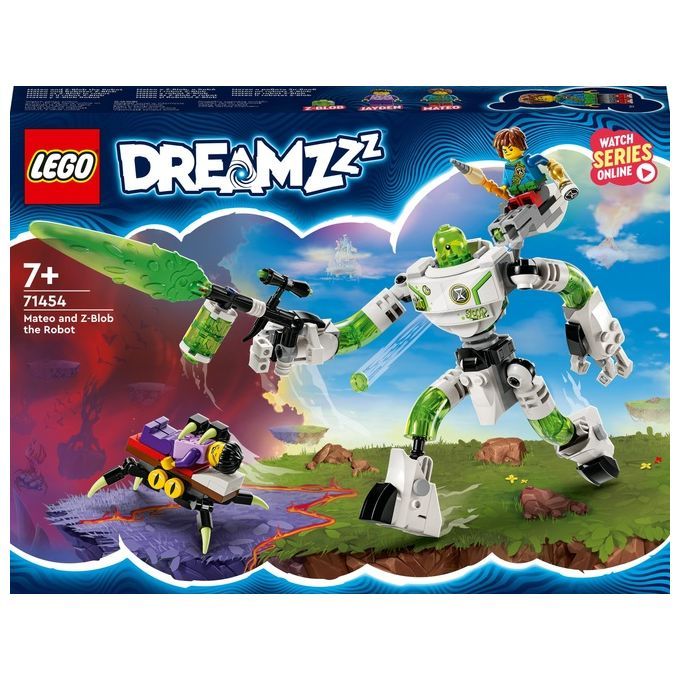 LEGO DREAMZzz 71454 Mateo e il Robot Z-Blob, Grande Giocattolo con Min