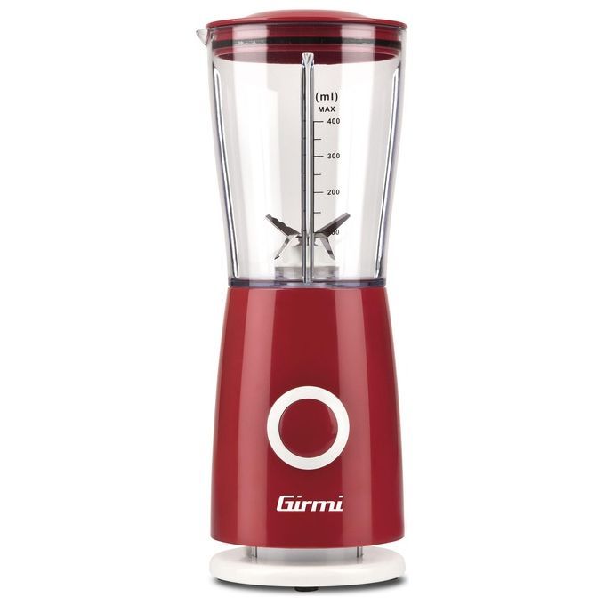 Girmi FR0302 frullatore Frullatore da tavolo 170 W Rosso, Trasparente,