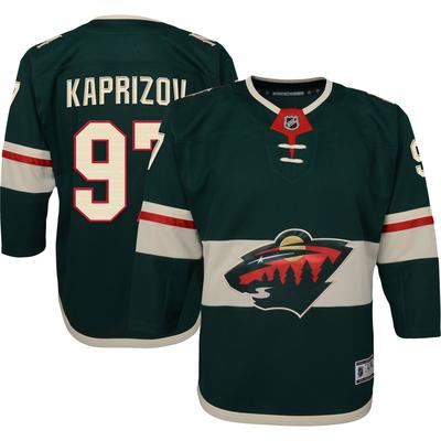 Jugend-Trikot Kirill Kaprizov Green Minnesota Wild Home Premier Player Image