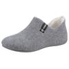 Hüttenschuhe VERBENAS "Yoi Gales", Damen, Gr. 39, grau, Textil, sportlich, Schuhe Pantoffeln Plüsch Hausschuh Hausschuh, Hausschuh, Homeslipper, Schlupfschuh mit kuscheligem Warmfutter