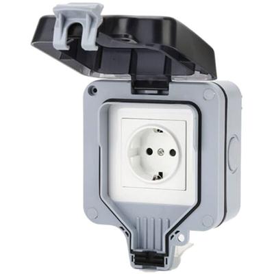 Wasserdichte IP66-Steckdose mit Schalter und wasserdichter Anschlussdose, staubdichte Image