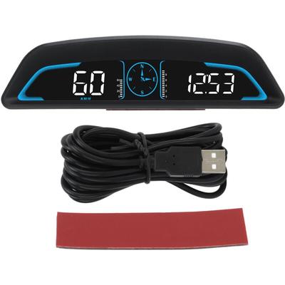 Jeffergarden Velocímetro GPS Digital con pantalla HUD Universal para coche, alarma de velocidad,