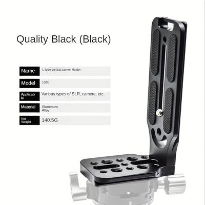 TEMU L Bracket For Dslr Cameras - Waterproof Metal Plate With 1/4