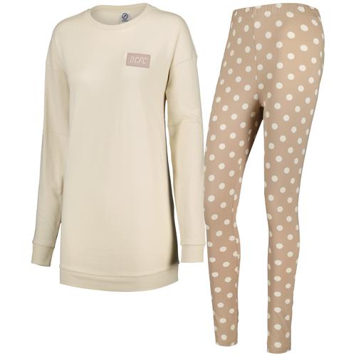 Derby County Snuggle Polka Dot Pyjama – Beige – Damen