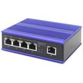 Switch industriale 4 porte gigabit poe + 1 porta uplink din rail - Digitus