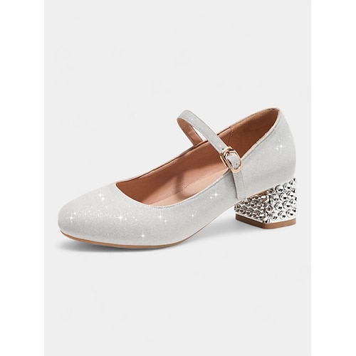 Elegante Mary-Jane-Pumps mit niedrigem Blockabsatz für Hochzeiten und besondere Anlässe, bequem den ganzen Tag, in verschiedenen Farben erhältlich Image