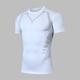 Per uomo T-shirt Compressione Maglia Atletica Maglia da palestra Camicia fitness Manica corta Maglietta Informale Athleisure Traspirante Asciugatura rapida Compressione Allenamento in palestra Corsa