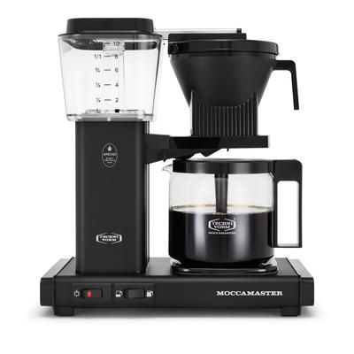 Technivorm Moccamaster Kbgv Select Coffee Maker Polished Silver - Matte Black