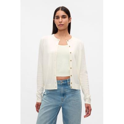 Gap Womens White CashSoft Cardigan - White