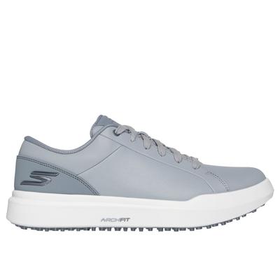 Skechers Men's Relaxed Fit: GO GOLF Drive 6 Shoes | Size 12.0 | Gray | Leather/Synthetic | Arch Fit