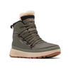 Snowboots COLUMBIA "RED HILLS™ OMNI-HEAT™", Gr. 38,5, grün (alpine tundra, moonvista), Leder, Textil, sportlich, Schuhe, gefüttert