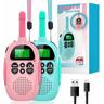 Rotationnel-Talkies Walkies Enfants, VOX Talkie Walkie Rechargeable avec Radio à 2 Voies 16 Canaux,