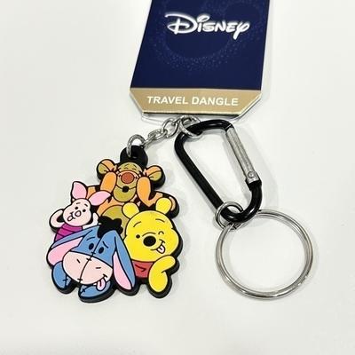 Disney Accessories | Free Disney Winnie The Pooh School Keychain, Keyring, Travel Dangle Luggage Tag | Color: Black/Yellow | Size: Os