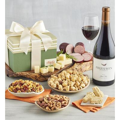 Snack Lovers Gift Box With Freehaven Cellars™ Cabernet Sauvignon, Family Item Food Gourmet Assorted Foods, Gifts by Harry & David