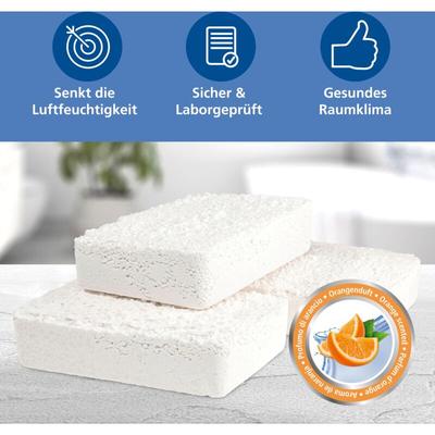 Luftentfeuchter Nachfüller 3x1kg Orangenduft Nachfüllpaket Raumentfeuchter - Weiß - Wenko Image