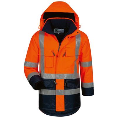 Elysee - luis Warnschutzparka Orange/Marine ® en 471/3, en 343, en 340, Gr.XS