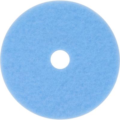 3M 59825 Hi-Performance Burnish Pad 3050, 20" Diameter, Sky Blue, 5/Carton - Case of 5