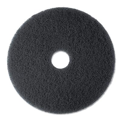 3M 8278 Low-Speed High Productivity Floor Pads 7300, 20" Diameter, Black, 5/Carton - Carton of 5