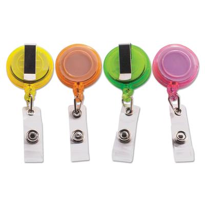 Advantus 91161 Deluxe Retractable ID Card Reel, 30