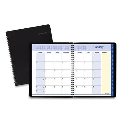 At-A-Glance 76-08-05 QuickNotes Monthly Planner, 8.75 x 7, Black Cover, 12-Month (Jan to Dec): 2024