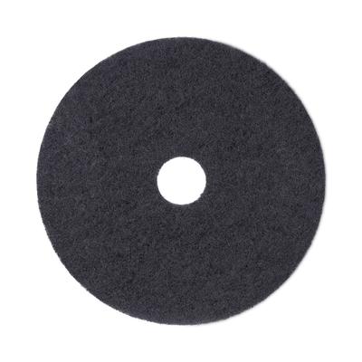 Boardwalk PAD 4019 BLA Stripping Floor Pads, 19" Diameter, Black, 5/Carton - Case of 5