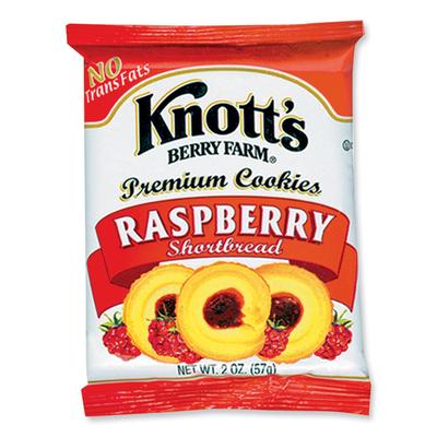 Biscomerica 59636 Premium Berry Jam Shortbread Cookies, Raspberry, 2 oz Pack, 36/Carton - Case of 36
