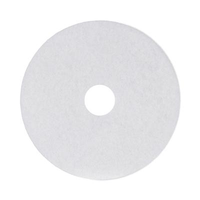 Boardwalk 4017WHI Polishing Floor Pads, 17" Diameter, White, 5/Carton - Case of 5