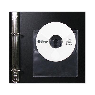 C-Line Products 70568 Self-Adhesive CD Holder, 5 1/3 x 5 2/3, 10/PK - Pack of 10