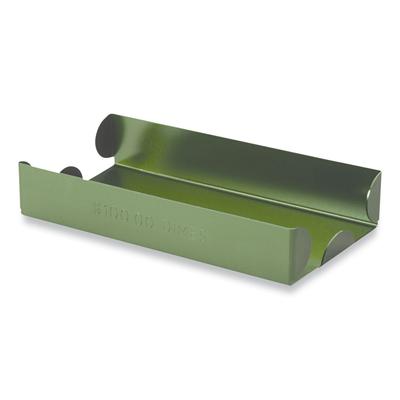 Controltek 560067 Metal Coin Tray, Dimes, 3.5 x 10 x 1.75, Green