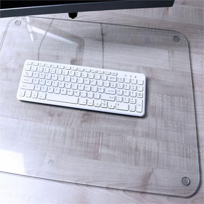 Floortex FCDE2036G Desk Pad, Bio-based, Antimicrobial, 24"Wx19"D, Clear