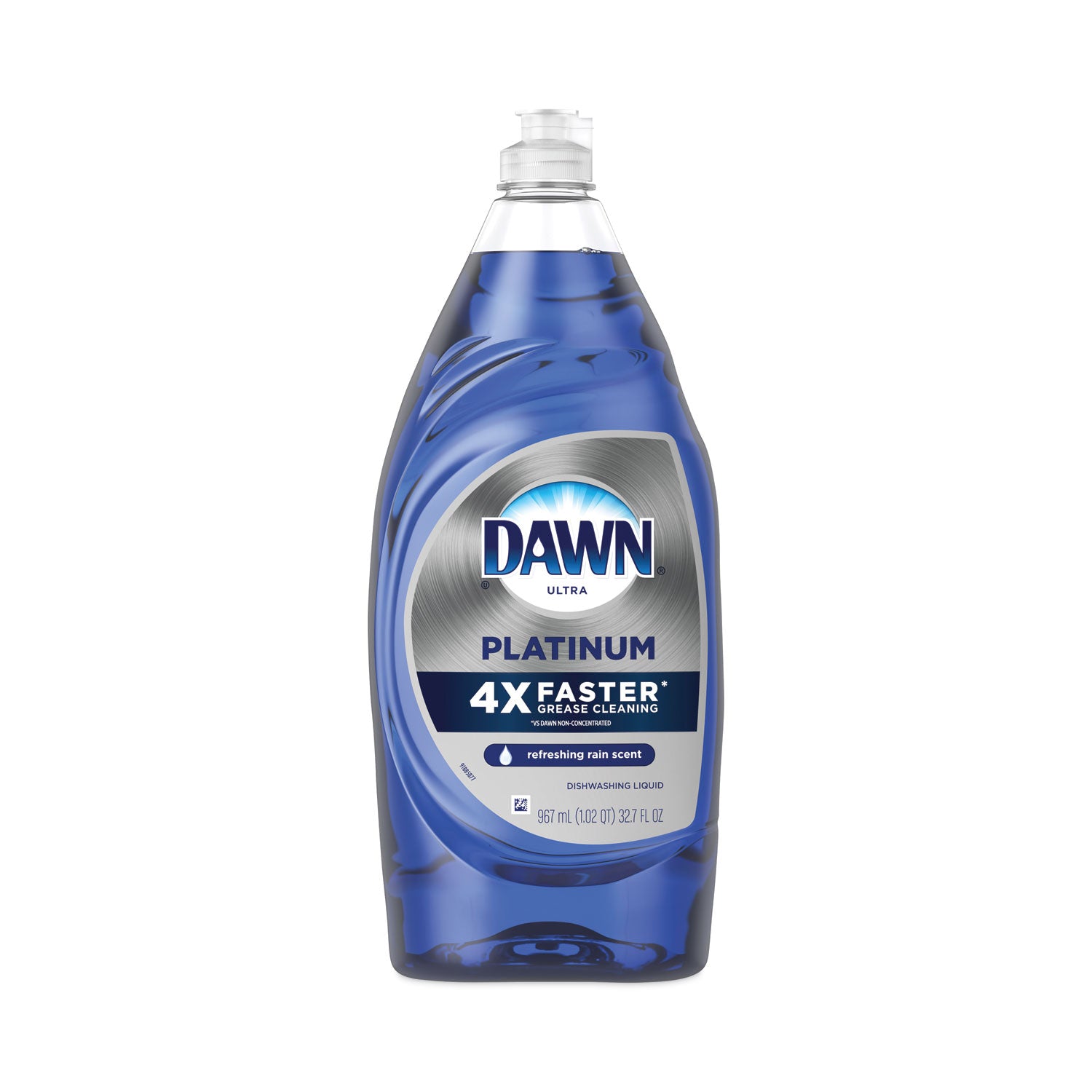 Dawn 01135 Platinum Liquid Dish Detergent, Refreshing Rain Scent, 32.7 oz Bottle, 8/Carton - Case of 8 PGC01135