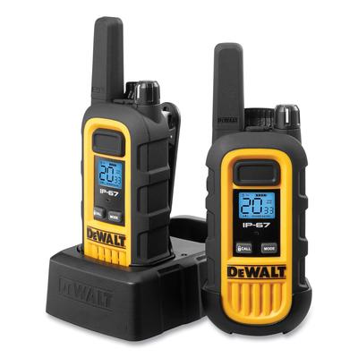 Dewalt Tools DXFRS300 Heavy-Duty Walkie Talkies, 1 W, 22 Channels