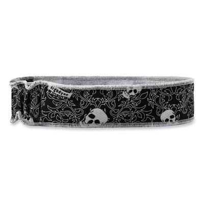 Ergodyne 12489 Chill-Its 6605 High-Performance Terry Cloth Sweatband, Cotton Terry Cloth, One Size, Skulls, Ships in 1-3 Business Days EGO12489